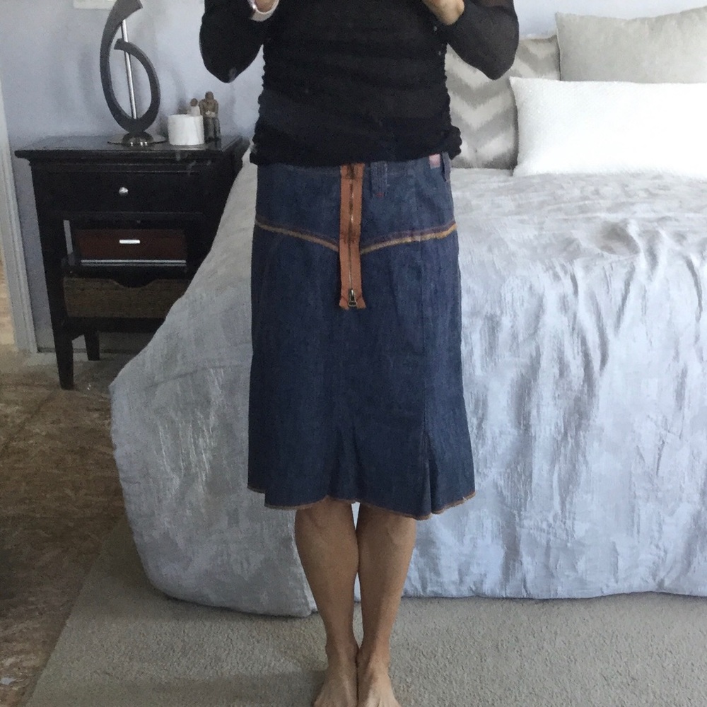 Big Blue Skirt
